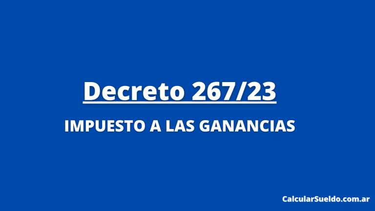 Decreto Se Oficializ El Nuevo Piso De En Ganancias