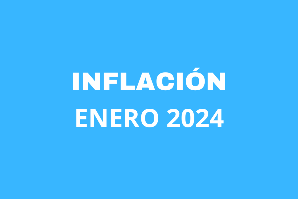 La inflación de enero 2024 fue de 20,6 Calcular Sueldo