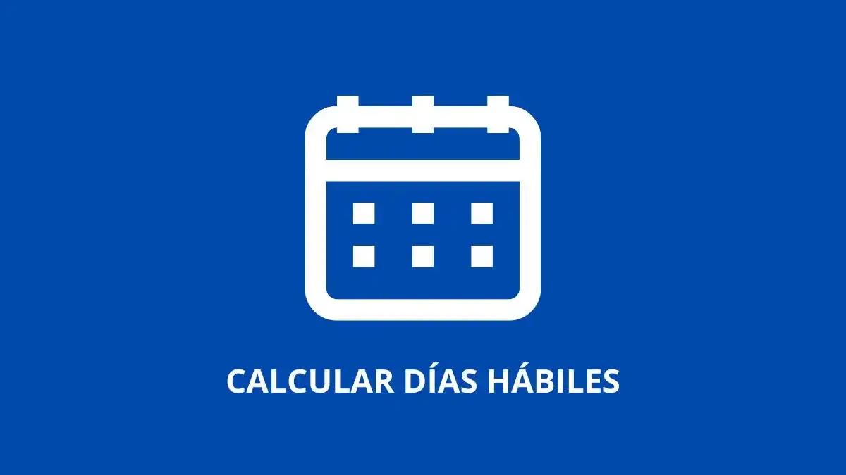 Calcular días hábiles