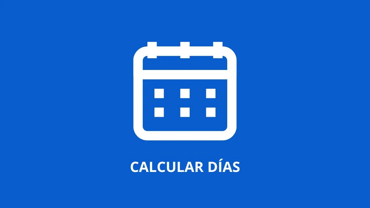 Calcular días