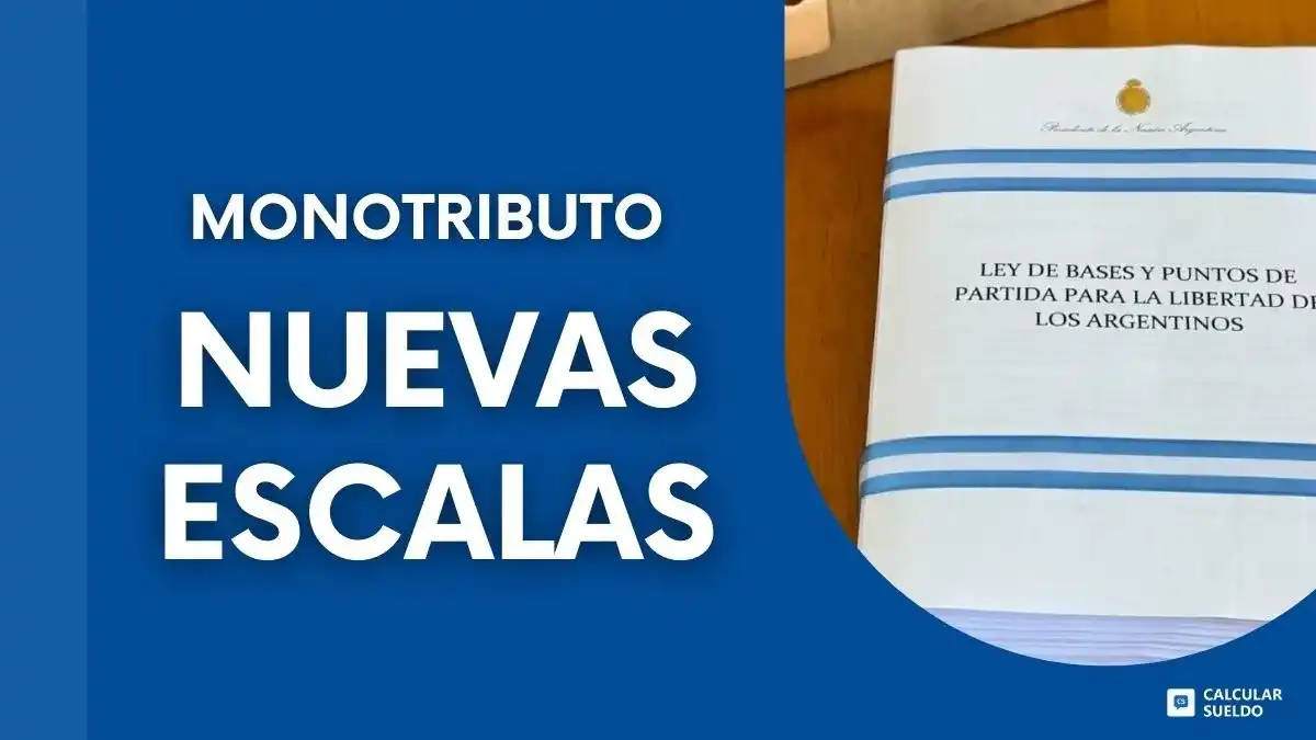 Ley de Bases: Así quedarán las escalas y pagos del monotributo