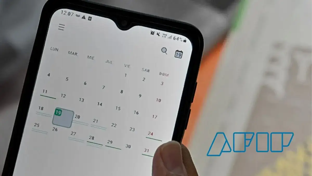 AFIP: Vencimientos julio 2024