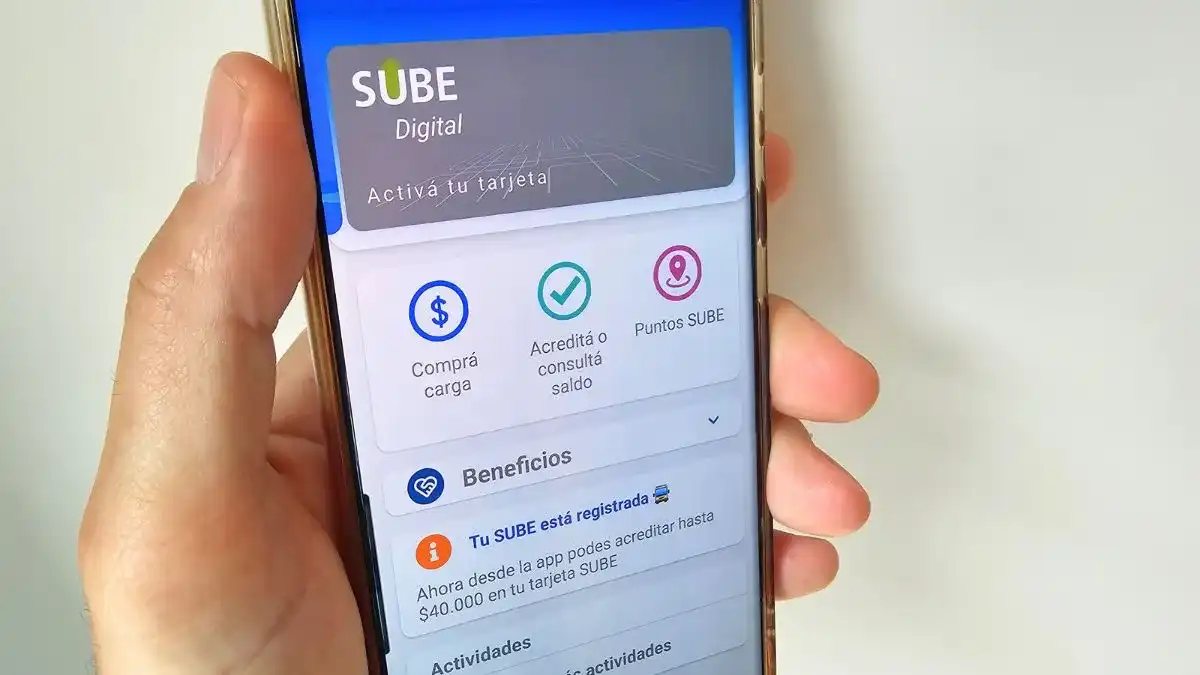 SUBE digital: Cómo habilitarla desde la APP
