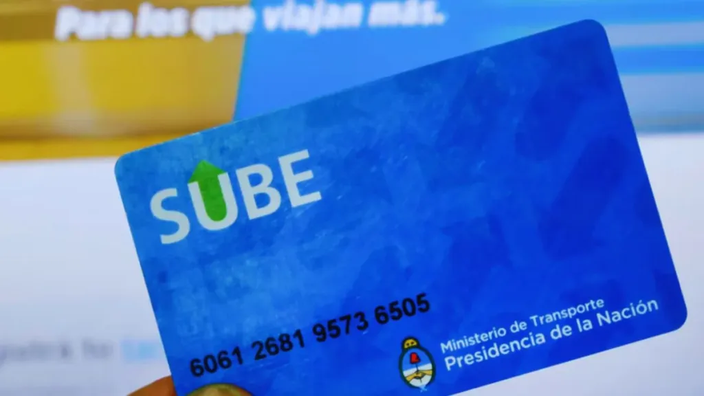 Tarjeta SUBE nuevo monto máximo