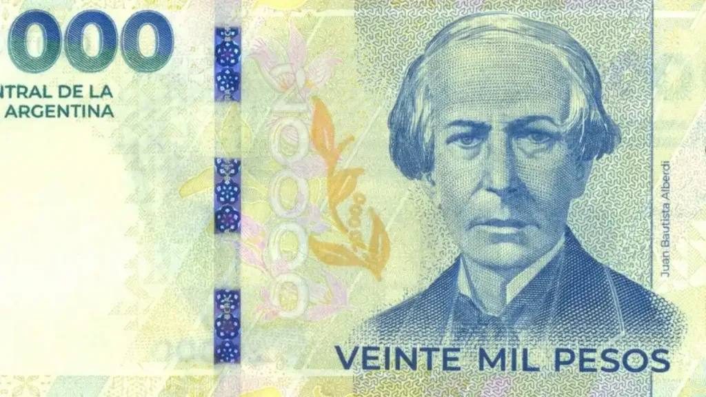 BCRA lanza nuevo billete de $20.000