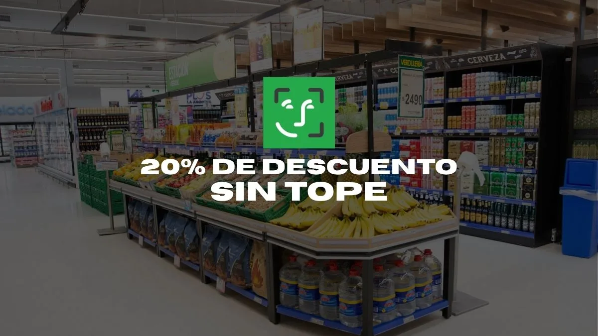 Cuenta DNI: 20% de DESCUENTO en supermercado SIN TOPE