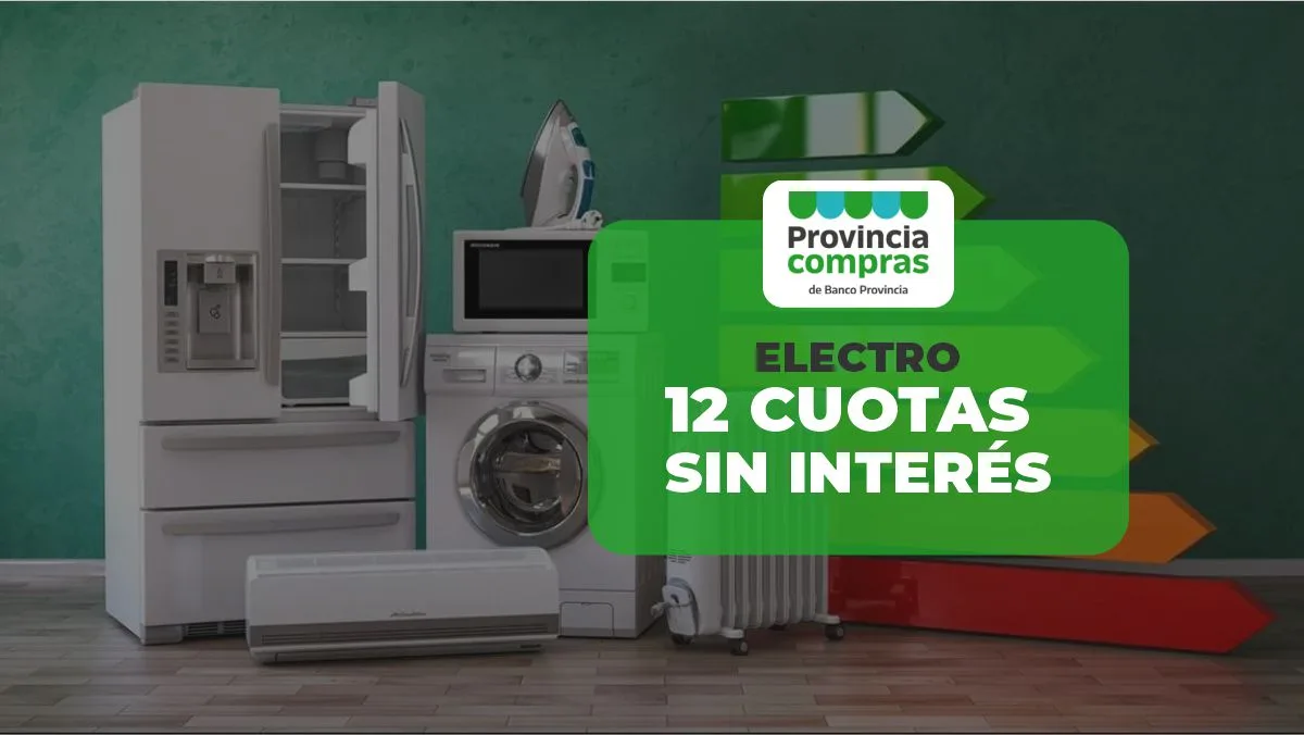 Los productos más económicos de la promo Provincia Compras 12 cuotas