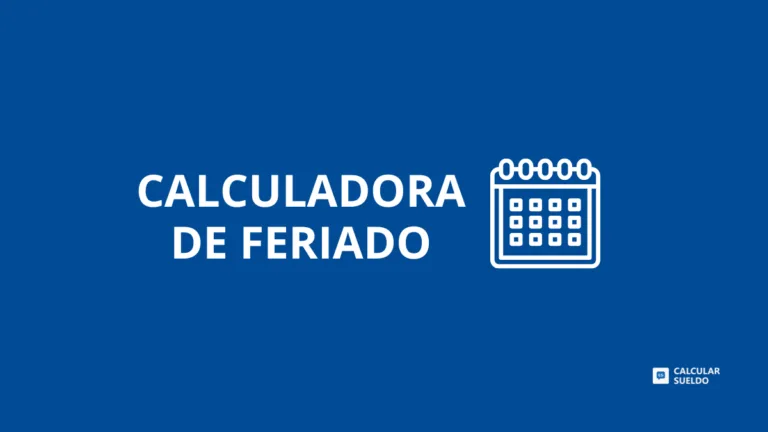 CALCULADORA DE FERIADO