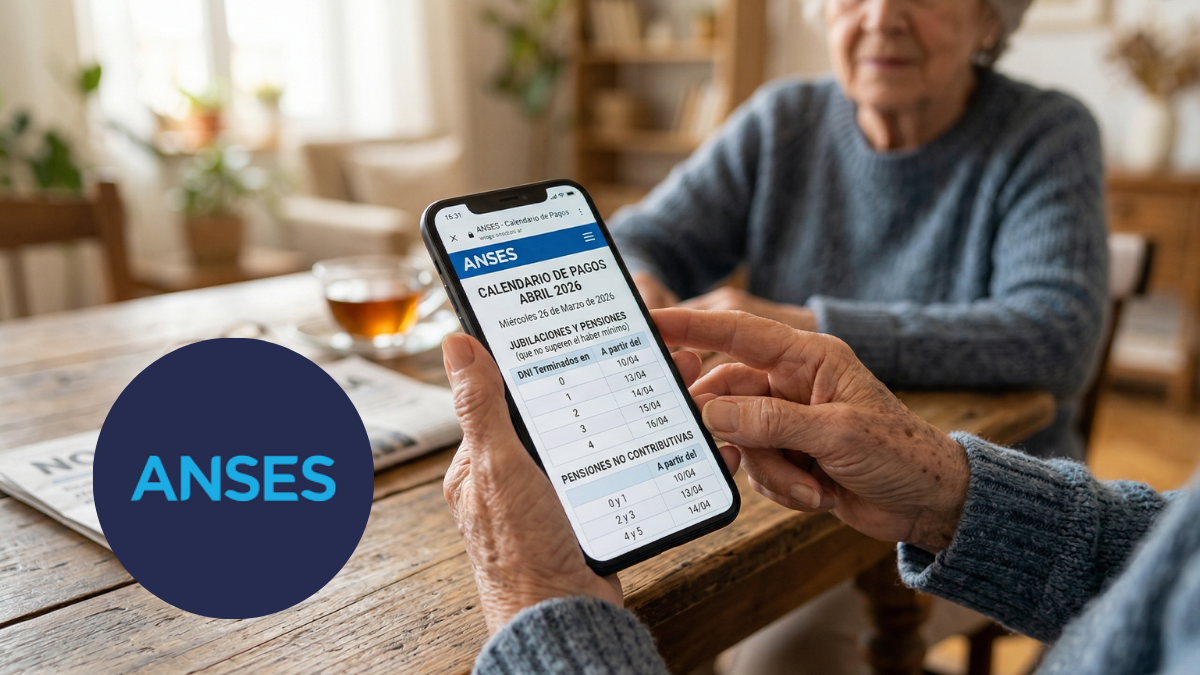 ANSES confirmó el calendario de pagos de abril 2026