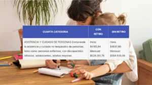NIÑERAS: Sueldo confirmado para octubre 2026, valores por hora y por mes