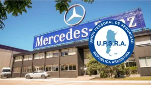 UPSRA: Gran victoria para los vigiladores de Mercedes-Benz, bono de $500.000 y aumento salarial