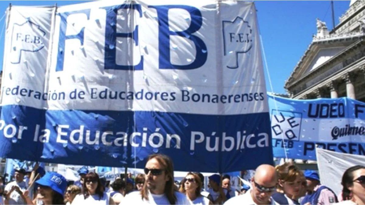 PARO DOCENTE: La FEB rechazó el aumento y convoca a medida de fuerza de 48 horas
